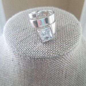 Vintage, FURLA, sterling silver ring, cool design,
